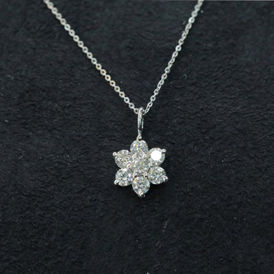 Flower Diamond Pendant