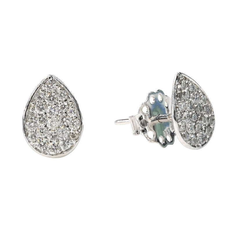 Pear Diamond Earring