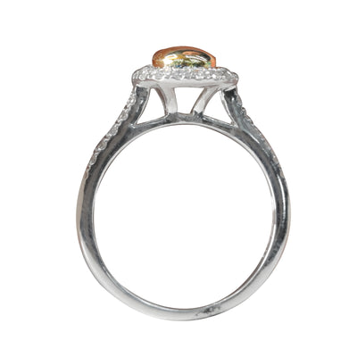 Gold Middle Diamond Ring