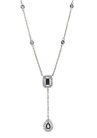 Sapphire & Diamond Pendant