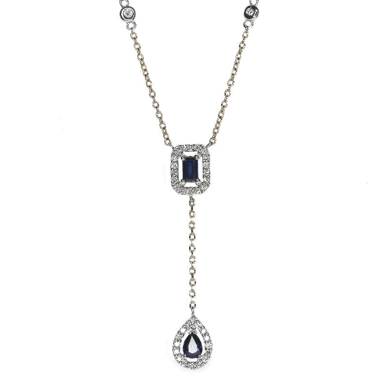 Sapphire & Diamond Pendant