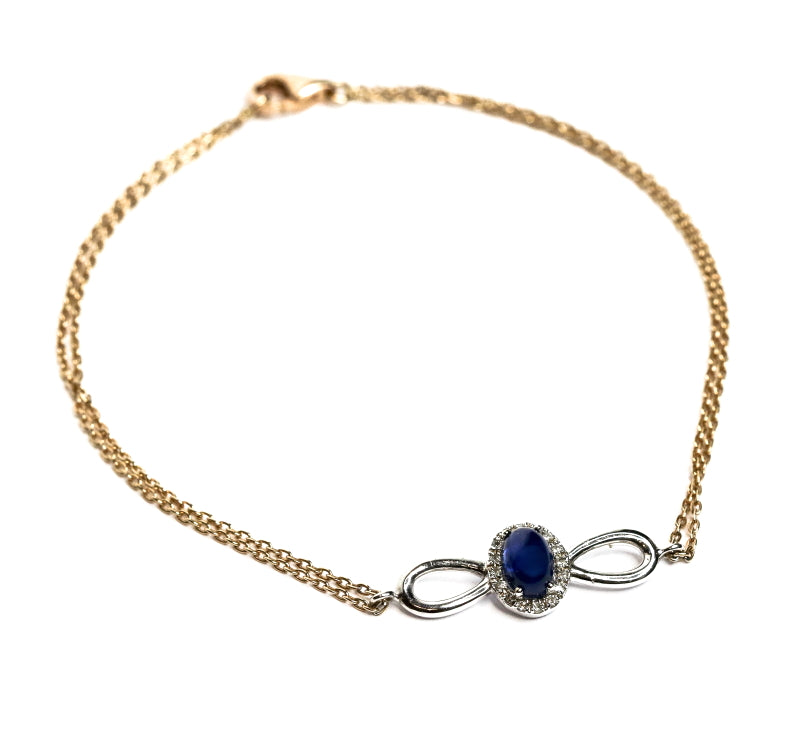 Sapphire & Diamond Bracelet