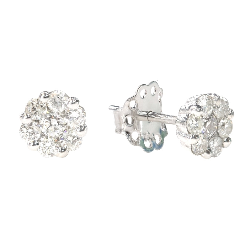 Flower Diamond Earring