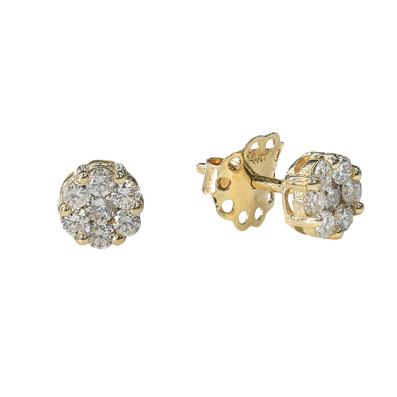 Flower Diamond Earring