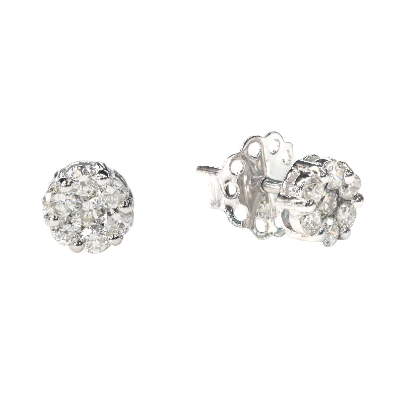 Flower Diamond Earring