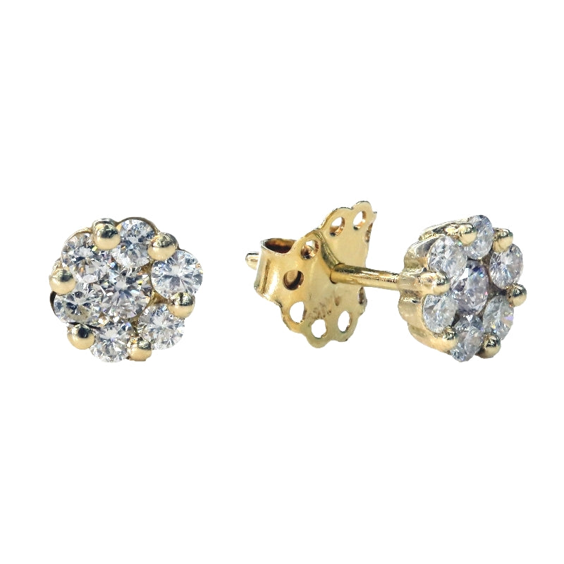 Flower Diamond Earring