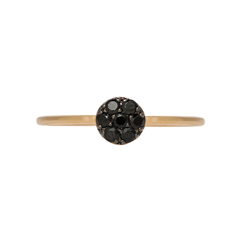 Black Whole Circle Ring