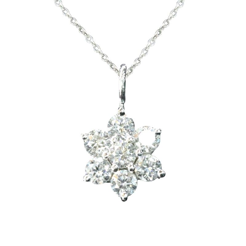 Flower Diamond Pendant