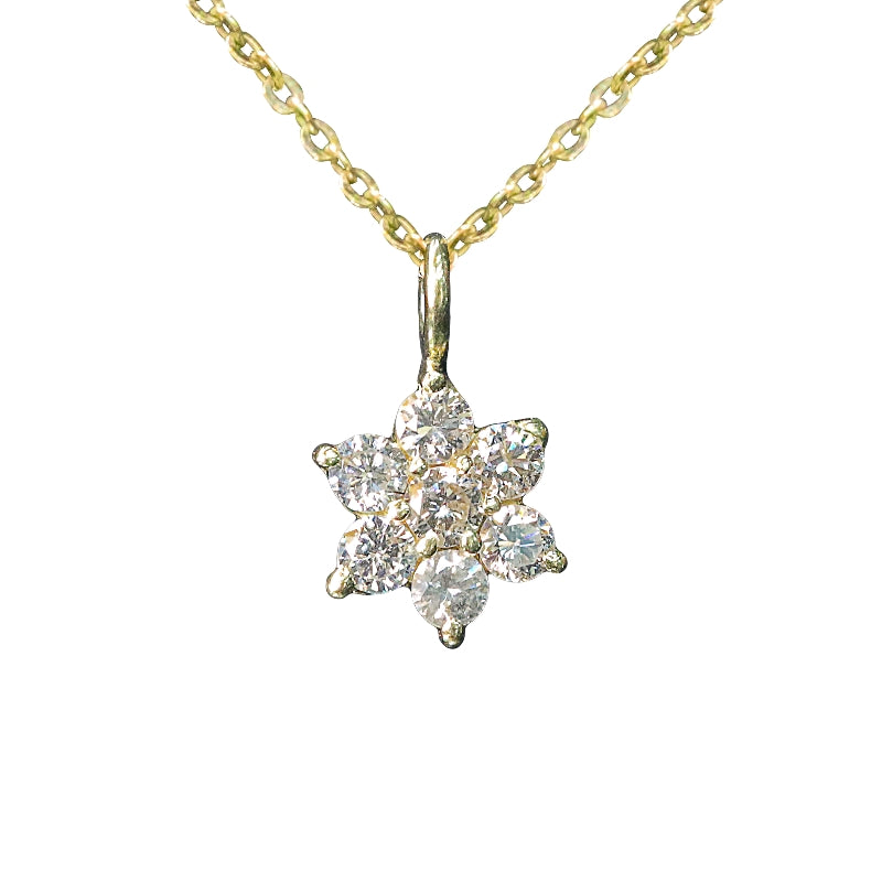 Flower Diamond Pendant