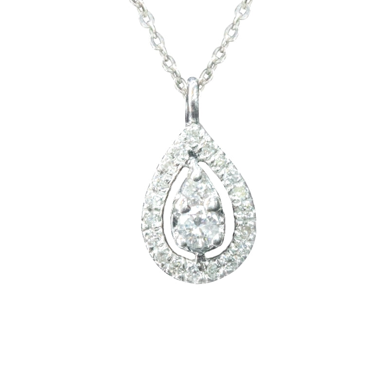Pear Shape Diamond Pendant