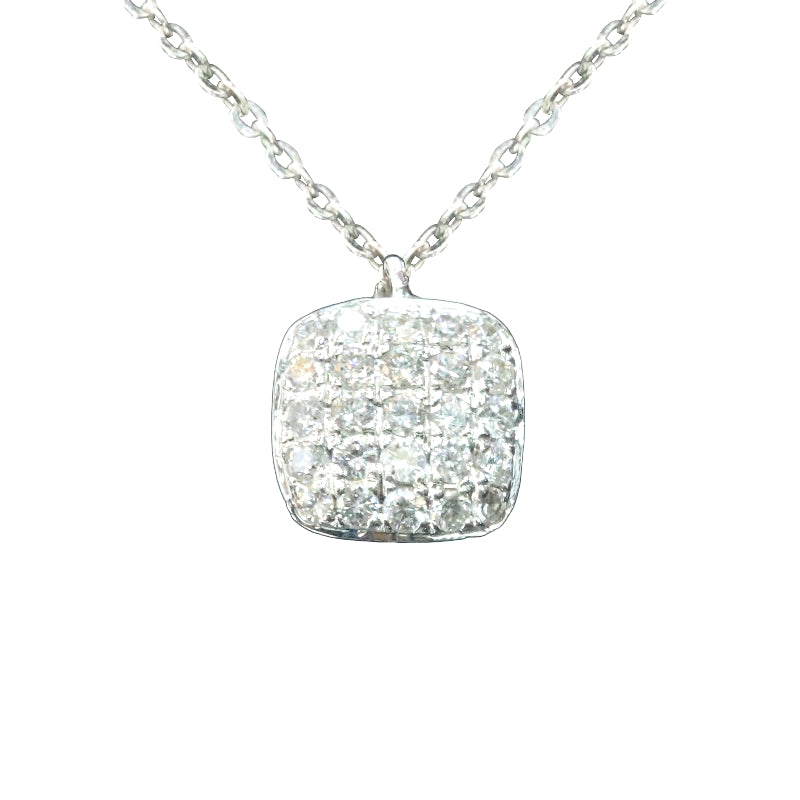 Square Diamond Pendant