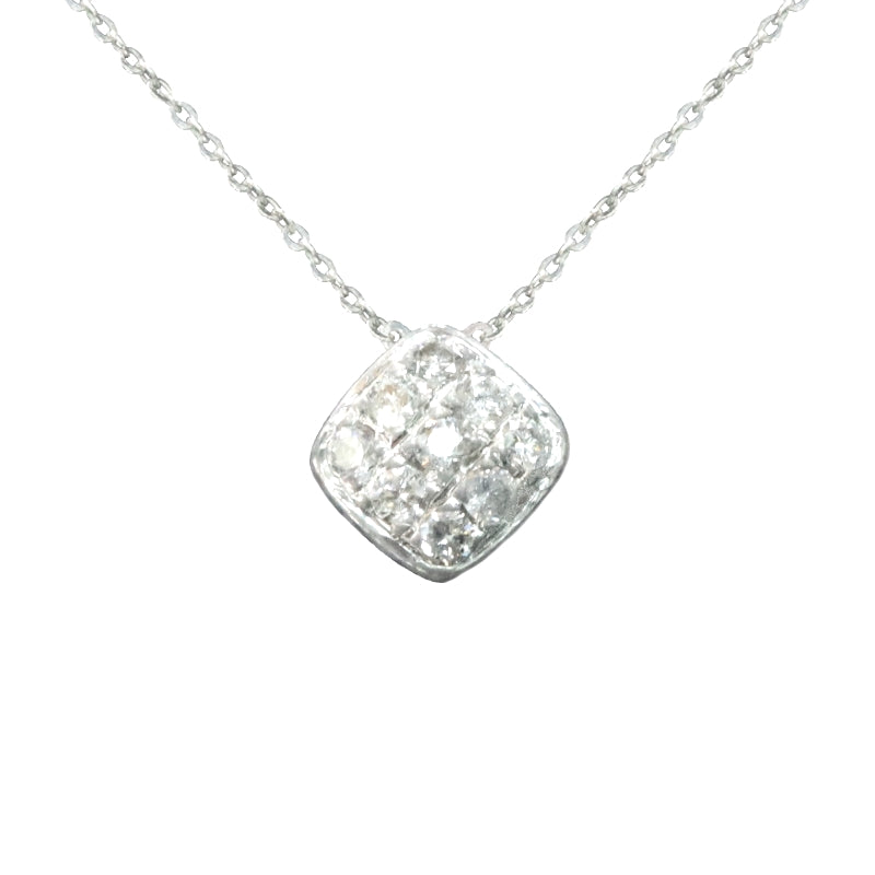 Square Diamond Pendant