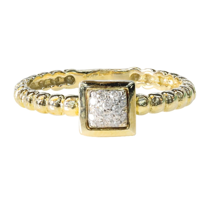 Square Shape Diamond Ring