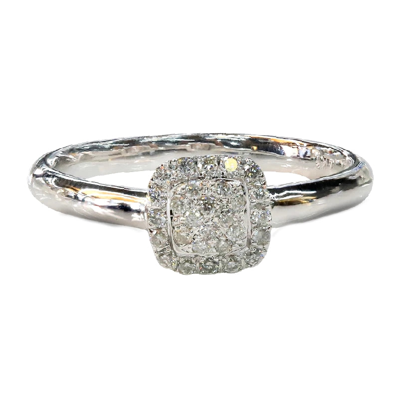 Square Diamond Ring