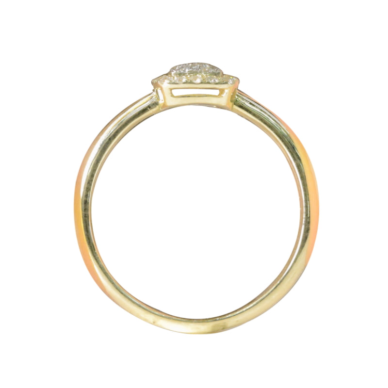 Square Diamond Ring
