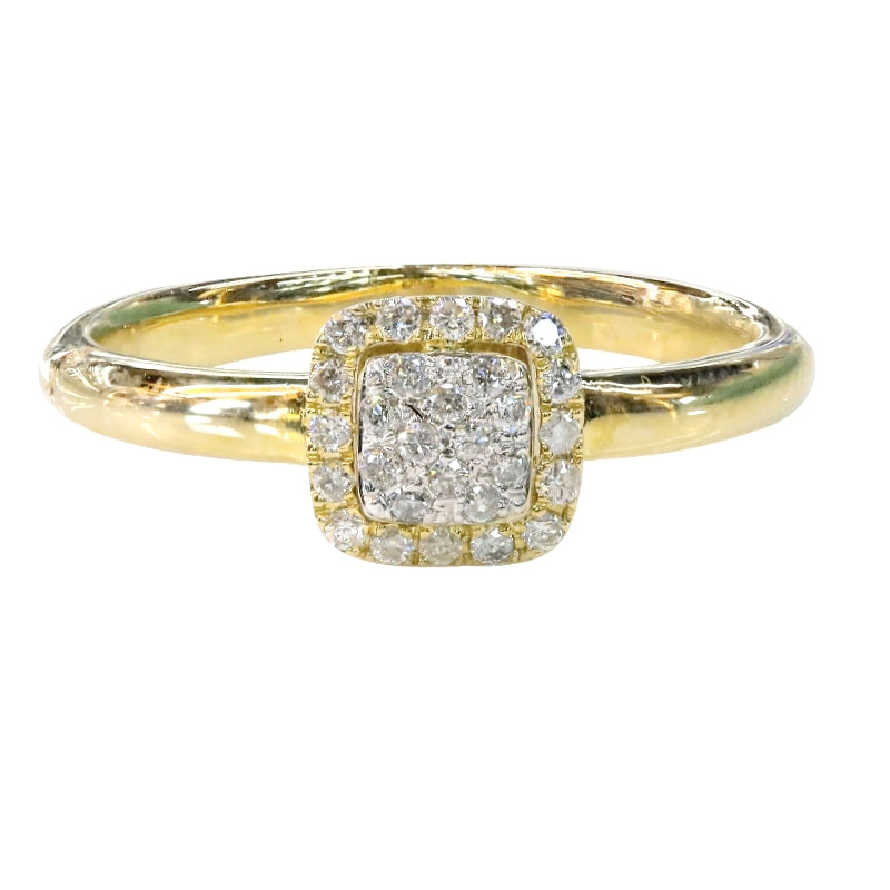 Square Diamond Ring